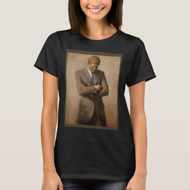 Camiseta JFK Portrait John F Kennedy USA Historical Most Lo (Frente)