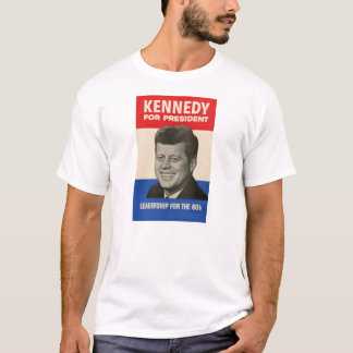 Camiseta JFK - T do poster da campanha de John F. Kennedy