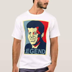 Camiseta jfk, uma legenda verdadeira