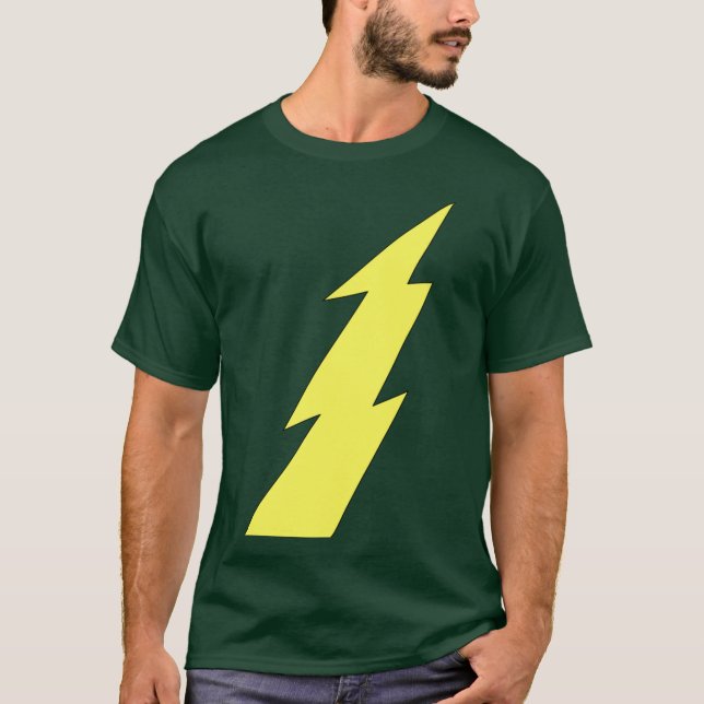 Camiseta JG Lightning Bolt garoto retrô (Frente)