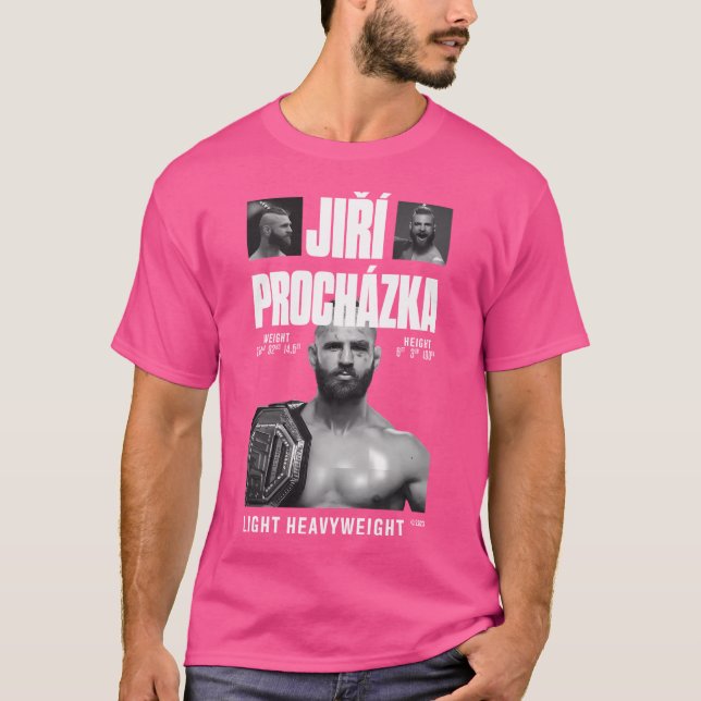 Camiseta Ji Prochzka - Mma Ufc Fighter (Frente)