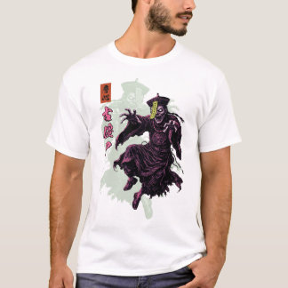 Camiseta Jiangshi Vampiro Saltador Chinês Mito Sombrio