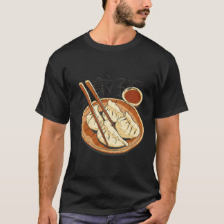 Camiseta Jiaozi Comida Chinês