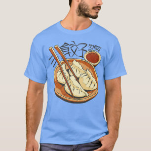 Camiseta Jiaozi Gyoza Mandu Swabian Muzzle Comida Japão Cor