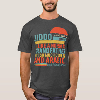 Camiseta Jiddo Noun Definição Avô Árabe Pai D