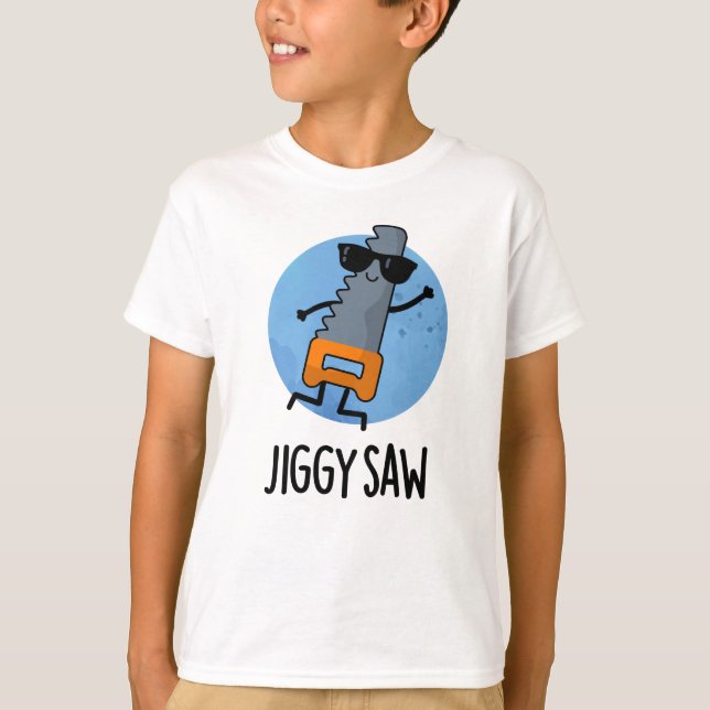 Camiseta Jiggy Viu a ferramenta de dança engraçada Pun (Frente)