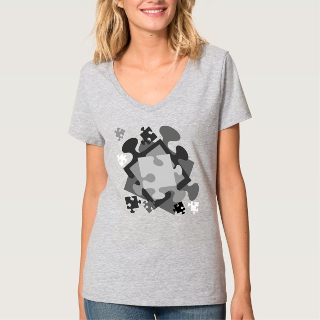 Camiseta Jigsee Jumble (Frente)