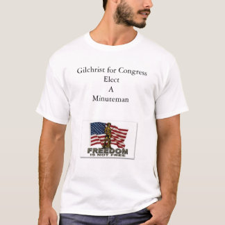 Camiseta Jim Gilchrist para o congresso