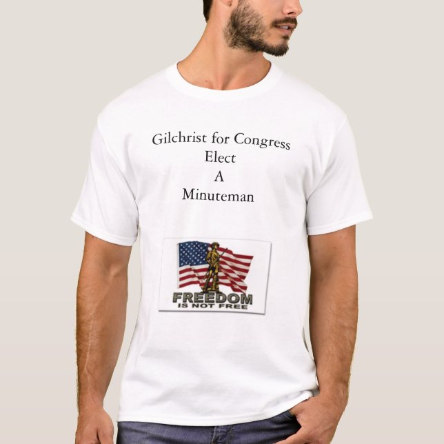 Camiseta Jim Gilchrist para o congresso (Frente)