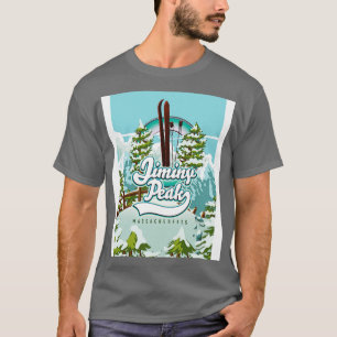 Camiseta Jiminy Peak massets esquiando poster