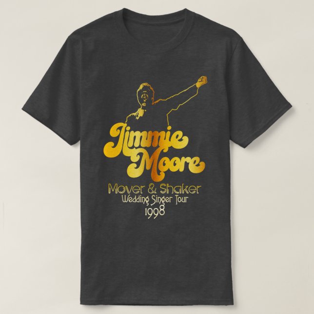 Camiseta Jimmie Moore Mover Shaker Tour 1998 (Frente do Design)