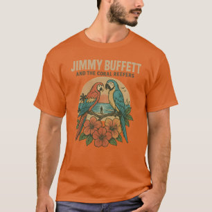 CAMISETA JIMMY BUFFETT E REEFES DE CORAL