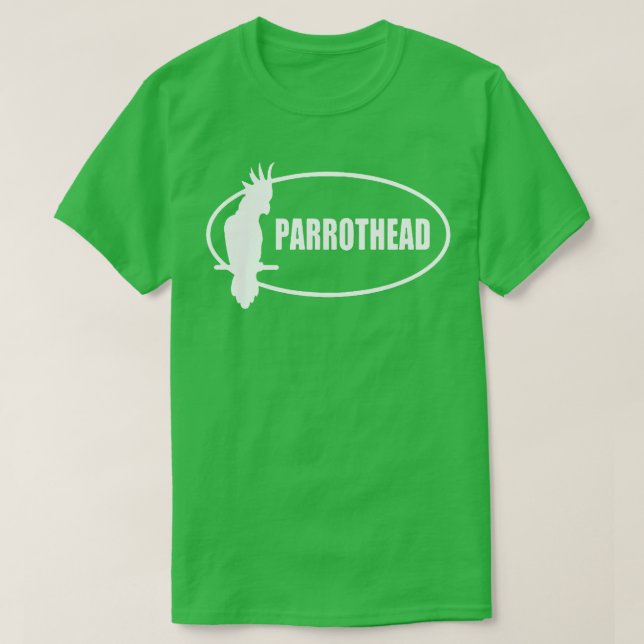 Camiseta Jimmy Buffett Parrothead TShirt (Frente do Design)