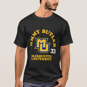 Camiseta Jimmy Butler Marquette Ouro Eagles Basball Re