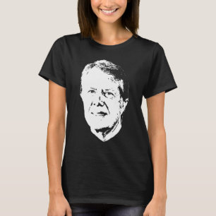 Camiseta Jimmy Carter Minimalística na Pop Art