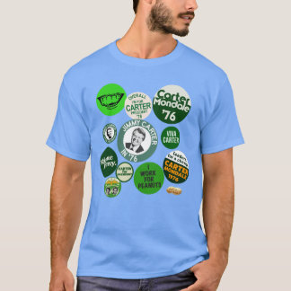 Camiseta JIMMY CARTER para Presidente Antigo Slogan Preside