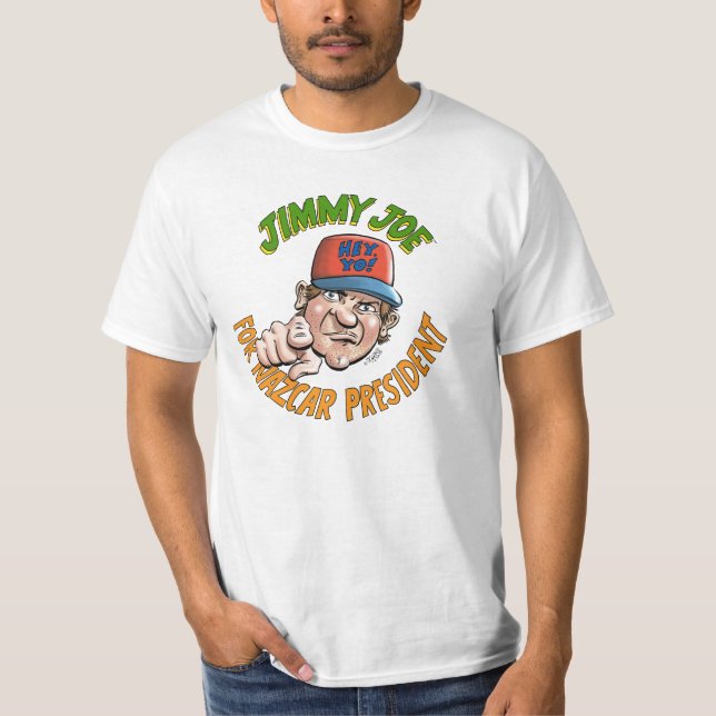 Camiseta Jimmy Joe para o presidente de NAZCAR (Frente)