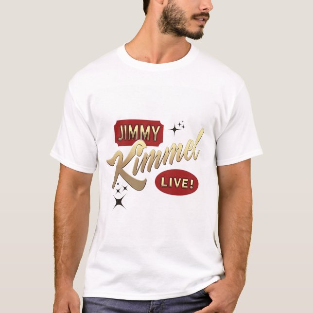 Camiseta jimmy kimmel ao vivo (Frente)