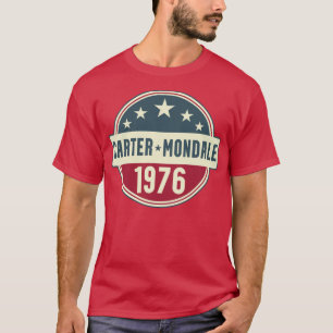Camiseta Jimmy ter Mondale 1976 Vintage Presidencial Campai