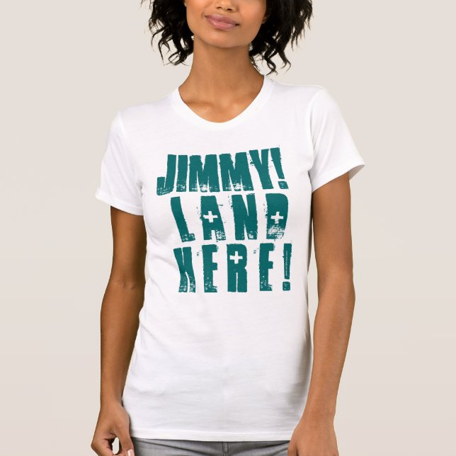 CAMISETA JIMMY! TERRA AQUI! (Frente)