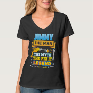Camiseta Jimmy The Man Myth Conserta A Lenda Do Padre Mecha