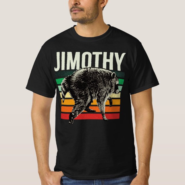 Camiseta Jimothy o guaxinim (Frente)