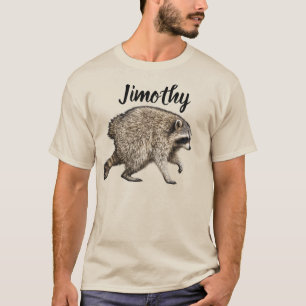 Camiseta ‘Jimothy,’ o guaxinim famoso da internet de Seattl