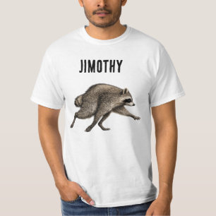 Camiseta . Jimothy o Guaxinim Viral Seattle Personaliza