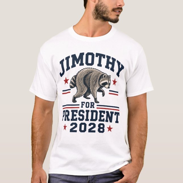 Camiseta Jimothy para presidente 2028 (Frente)