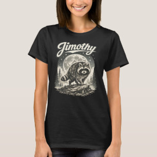 Camiseta Jimothy Travessuras ao Luar do Guaxinim Vida Selva