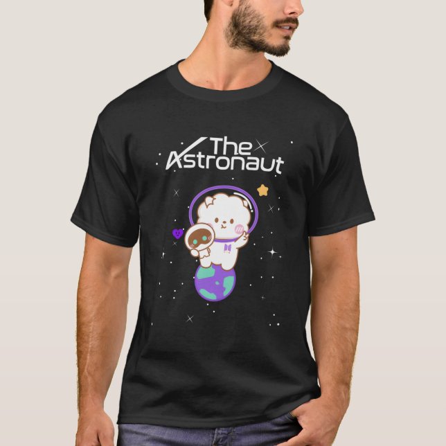 Camiseta Jin Wootteo O Astronauta K-Pop (Frente)