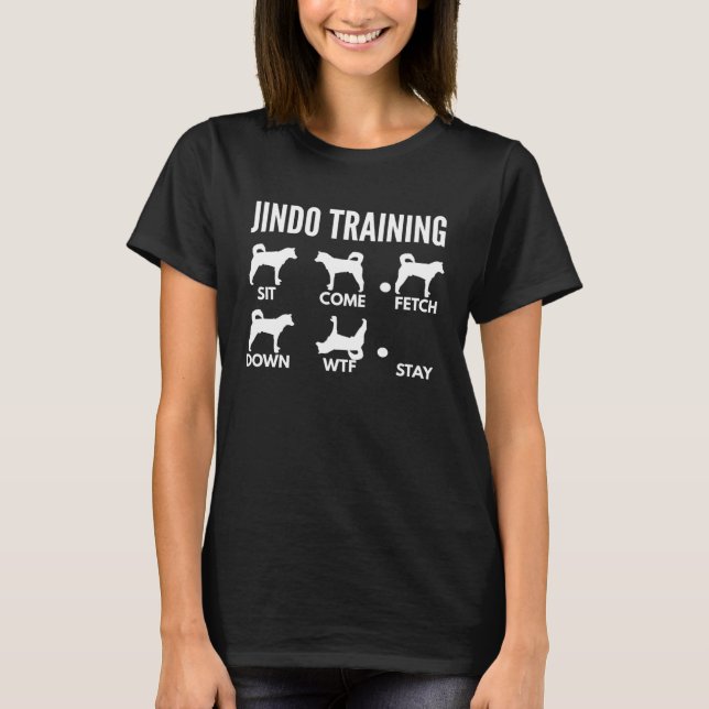 Camiseta Jindo Training for Korean Jindo Dog Owners (Frente)