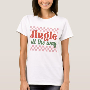 Camiseta Jingle, até o Natal Retro