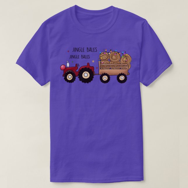 Camiseta Jingle Bales Jingle Bales Jingle Toda A Hay (Frente do Design)