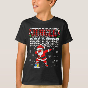 Camiseta Jingle Ballers Xadrez Papai Noel Dabbing Volei Nat