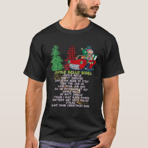 Camiseta Jingle Bell Biden Xmas Papais noeis Trump 3 Ugly C