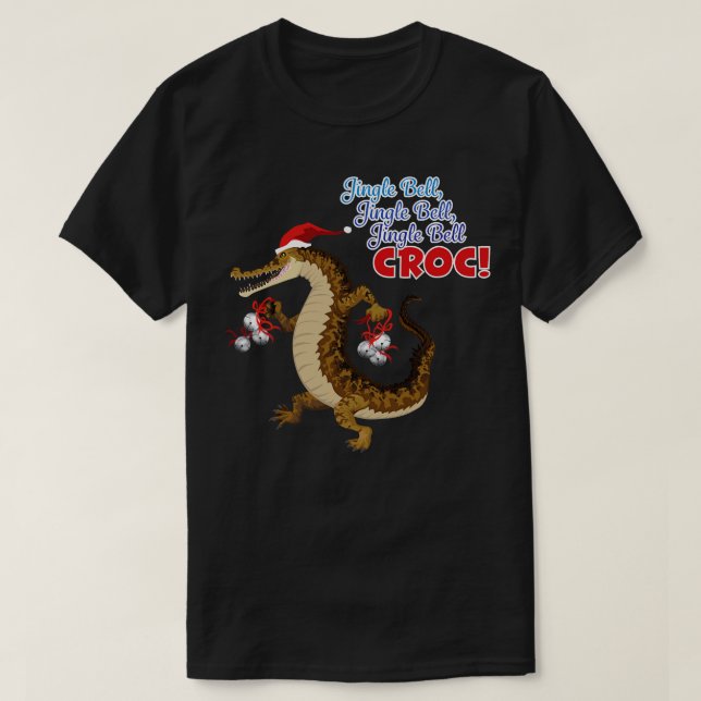 Camiseta Jingle Bell Croc (Frente do Design)
