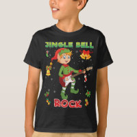 Jingle Bell Rock Rockin' Elf de Natal Tocando Gui