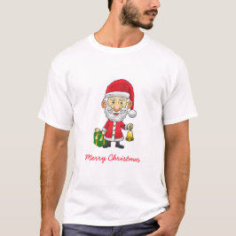 Camiseta Jingle Bells com Papai Noel