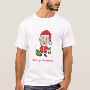Camiseta Jingle Bells com Papais noeis