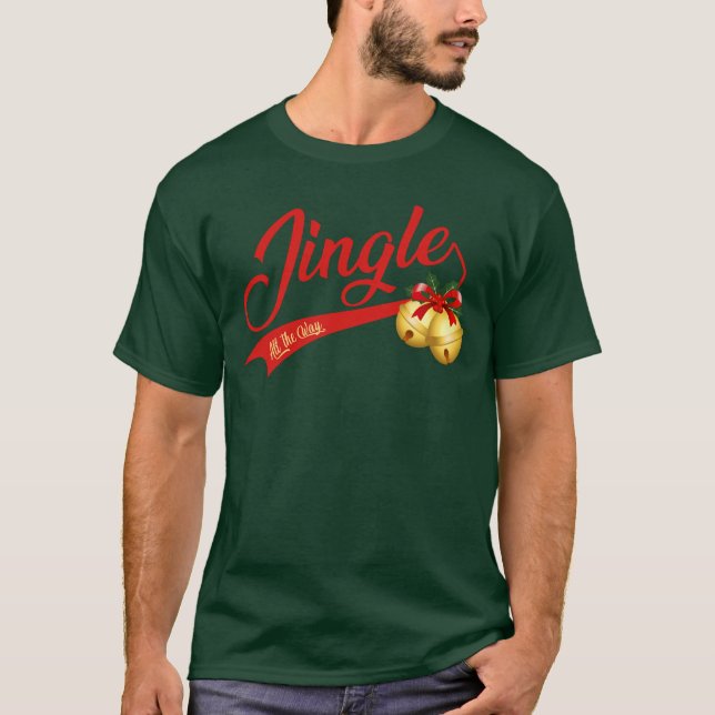 Camiseta Jingle Bells O Ano Todo (Frente)