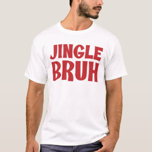 Camiseta Jingle Bruh Engraçado Teens de Natal Bruh
