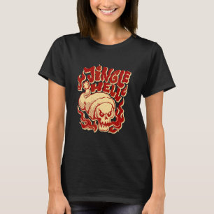Camiseta Jingle Hell é Minha Música de Natal Espírito Reino
