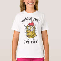 Jingle Owl do jeito que Papais noeis Engraçados Co