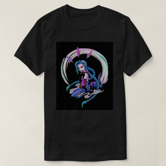 Camiseta Jinx Arcane Pop  Poster.png (Frente do Design)