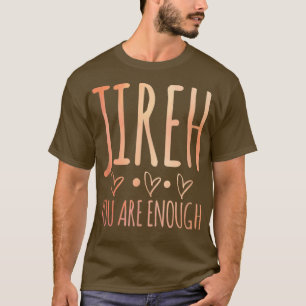 Camiseta Jireh Sou O Suficiente Da Fé Cristã Em Jesus