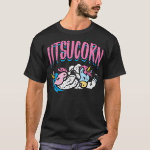 Camiseta Jitsucorn Jiu Jitsu Unicorn Funny Grappling Martia