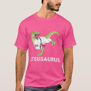 Camiseta Jitsusaurus - Artes Marciais Brasileiras Dino Luta