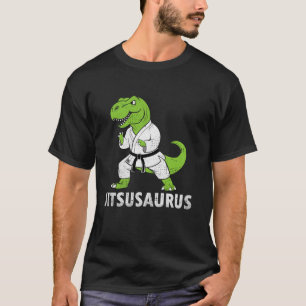 Camiseta Jitsusaurus Funny BJJ brasileiro Jiu Jitsu Trex Ki