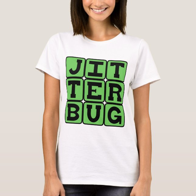 Camiseta Jitterbug, Tipo de dança (Frente)